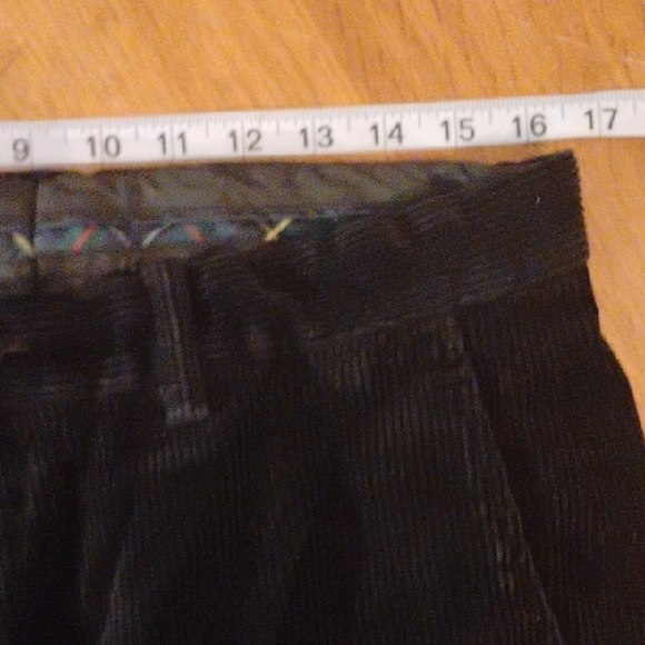 Ralph Lauren Black Corduroy Pants Straight-Leg. Size 33/ 32. Great For Fall. - Picture 5 of 7